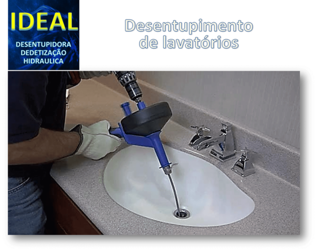 desentupimento de pias e lavabos em Ribeirão Preto